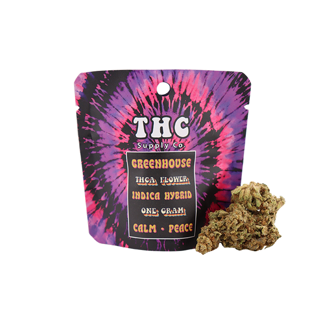 THCSC Greenhouse THCA Hemp Flower 1g / Indica Hybrid Biscotti